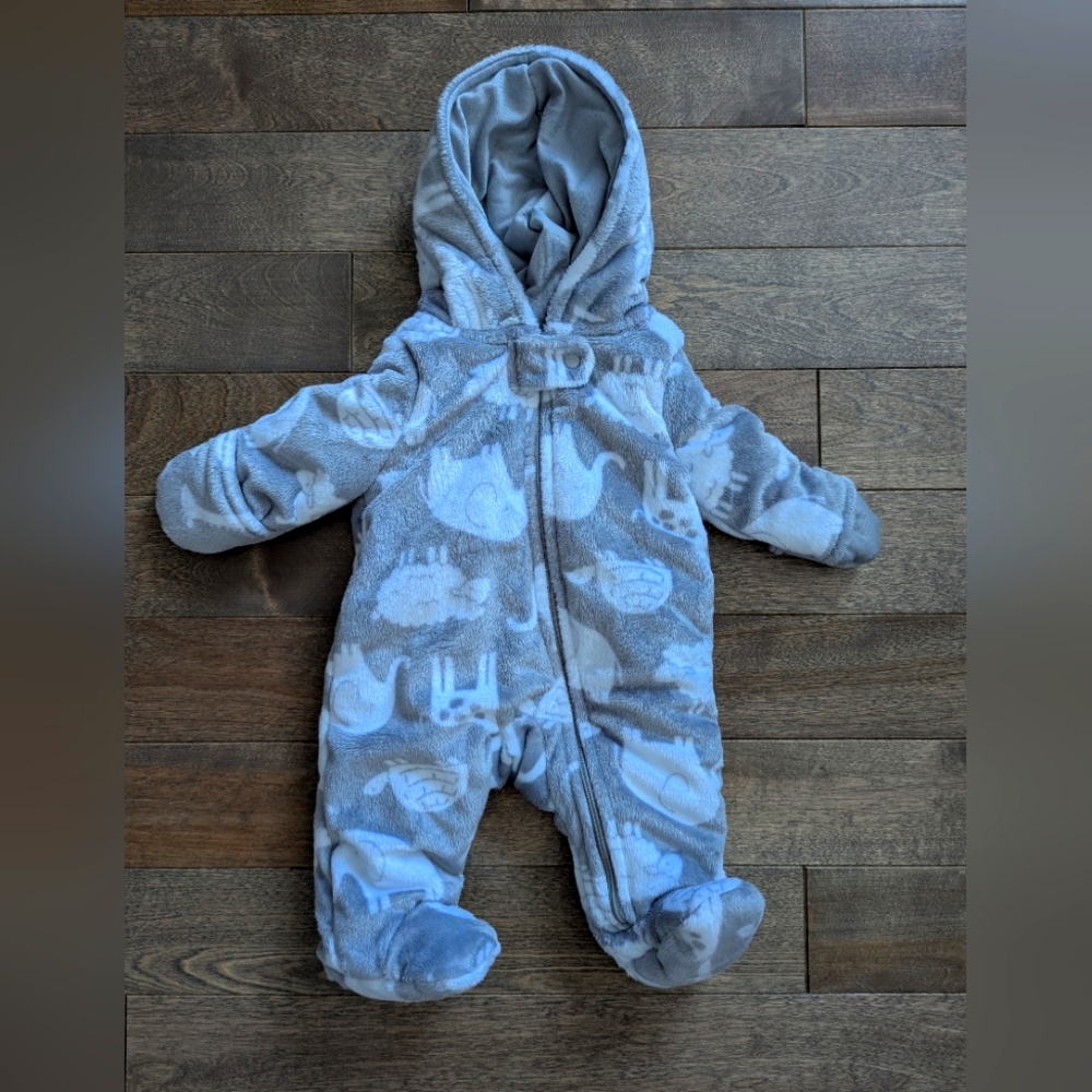 Simple Joys by Carter's Fleece Footed Bunting Suit